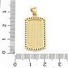Brass Micro Pave Sky Blue Cubic Zirconia Pendants CU-CBA4A93-02E-G-3