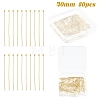 80Pcs 304 Stainless Steel Ball Head for Craft Jewelry Making STAS-YW0002-89-1