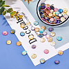 128Pcs 8 Colors Drawbench Freshwater Shell Beads Strands SHEL-SC0001-15-4
