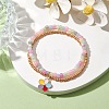 Glass Seed Double Layer Multi-strand Bracelets BJEW-MZ00055-03-2