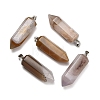 Natural Crystal Core Agate Pendants GG-CBAA0EE-02P-09-1
