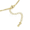 Rack Plating Brass Bar Link Chain Necklaces for Women NJEW-K382-01G-2