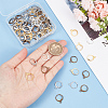 120Pcs 4 Colors Brass Leverback Earring Findings KK-SP0001-02-3