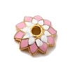 Multi-Petal Alloy Enamel Bead Caps FIND-G029-05G-01-1