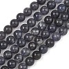 Natural Iolite Beads Strands G-Z148-A01-6mm-2