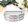 Alloy Pave Clear Cubic Zirconia Men's Tie Clips FIND-WH20043-070P-7