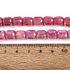 Anti-Tarnish Electroplate Glass Beads Strands EGLA-N027-03A-12-4