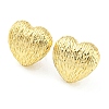 Rack Plating Brass Heart Stud Earrings EJEW-Q779-09G-1