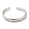 Non-Tarnish 304 Stainless Steel Cuff Bangles BJEW-K267-03P-6