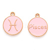 Alloy Enamel Pendants ENAM-S124-01A-09H-1