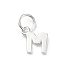 925 Sterling Silver Letter Charms LS-STER-C012-01S-M-1