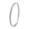 304 Stainless Steel Rhinestone Bangles for Women BJEW-Z092-12P-4