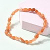Natural Red Aventurine Beads Stretch Bracelets for Men Women BJEW-I320-01B-3
