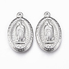 Non-Tarnish 201 Stainless Steel Medal Pendants STAS-P175-66P-01-1