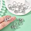 SHEGRACE Dragon Brass Micro Pave Clear Cubic Zirconia Toggle Clasps XGRQ58413-788P-4