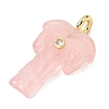 Natural Rose Quartz Carved Pendants X-G-C282-04B-2
