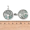 Natural Amazonite Pendants GG-CBA0251-10E-P-3