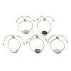 Brass Bolo Slider Bracelets BJEW-JB04688-M-11