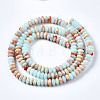 Synthetic Aqua Terra Jasper  Beads Strands G-S366-102A-3