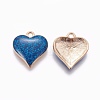 Alloy Enamel Pendants ENAM-L017-G01-2