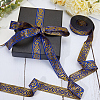 Ethnic Style Embroidery Polyester Ribbons OCOR-WH0070-86B-4