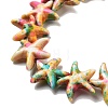 Synthetic Turquoise Dyed Beads Strands G-P507-04J-2