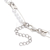 Round Imitated Pearl Acrylic Dangle Earrings & Necklaces Sets SJEW-JS01363-6
