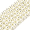 Eco-Friendly Dyed Glass Pearl Round Beads Strands HY-A002-10mm-RB011-1