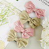 4Pcs 2 Colors Polyester Bowknot Shoe Decorations FIND-GF0005-01-4