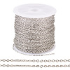 Brass Coated Iron Flat Cable Chains CH-TAC0007-01P-1
