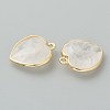 Natural Quartz Crystal Pendants G-B009-03G-D-2