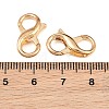 Alloy Lobster Claw Clasps AL-CBAA02B-01G-3
