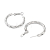 202 Stainless Steel Hoop Earrings EJEW-A041-07P-2