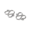 304 Stainless Steel S-Hook Clasps STAS-Z124-04B-P-2