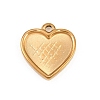 304 Stainless Steel Pendant Cabochon Settings STAS-L313-02G-1