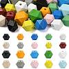 20Pcs 10 Colors Wood Beads WOOD-FS0002-57-2