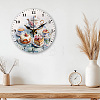 MDF Printed Wall Clock HJEW-WH0058-028-5