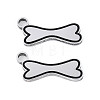 304 Stainless Steel with Enamel Pendants STAS-T073-25P-1