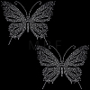 2Pcs Resin Hotfix Rhinestone DIY-CP0013-89A-1