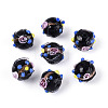Handmade Gold Sand Lampwork Beads LAMP-N038-02A-1