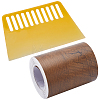 Gorgecraft 1 Roll PVC Imitation Wood Grain Adhesive Tape DIY-GF0008-40B-1