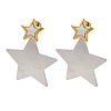 Titanium Steel Stud Earrings for Women EJEW-C110-06GP-1