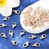 Zinc Alloy Lobster Claw Clasps E103-RG-5