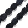 Synthetic Blue Goldstone Beads Strands G-P559-B24-01-1