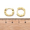 Brass Micro Pave Cubic Zirconia Huggie Hoop Earrings X-EJEW-K083-34G-B-4