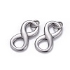 Non-Tarnish 304 Stainless Steel Charms X-STAS-L218-17P-2