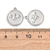 304 Stainless Steel Pendants STAS-P432-01C-P-3