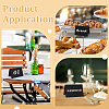 PVC 2 Side V Shaped Table Desktop Sign Display Stand AJEW-WH0696-523-5