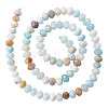 1 Strand Natural Flower Amazonite Beads Strands G-TA0003-26B-2