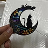 Moon with Cat Window Suncatchers PW-WG7D0D8-01-2